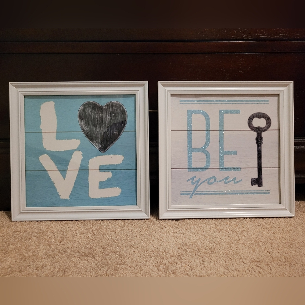 Set of duo matching wall art